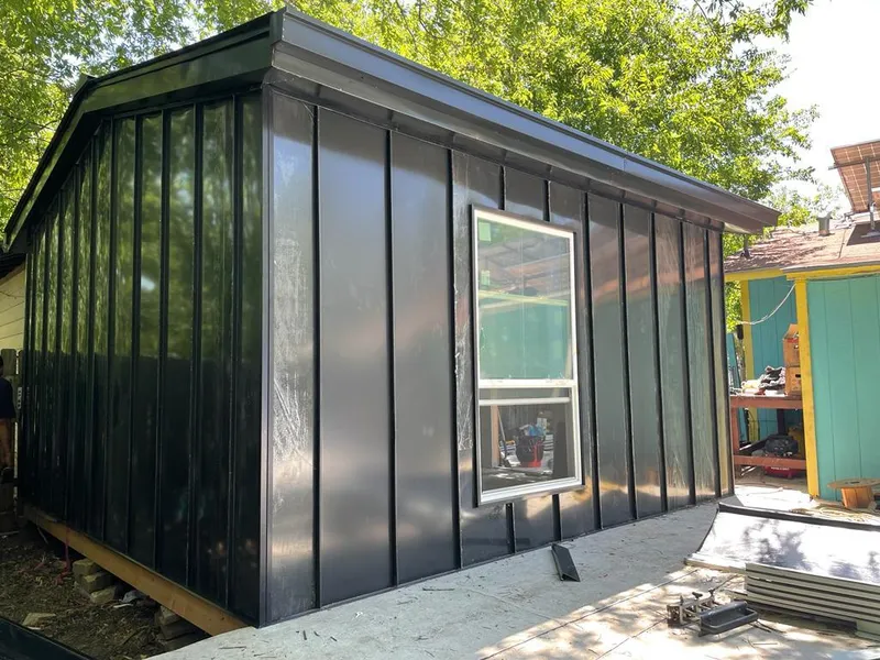 Black standing seam metal wall panels for Roof Inspection in Ridgecrest